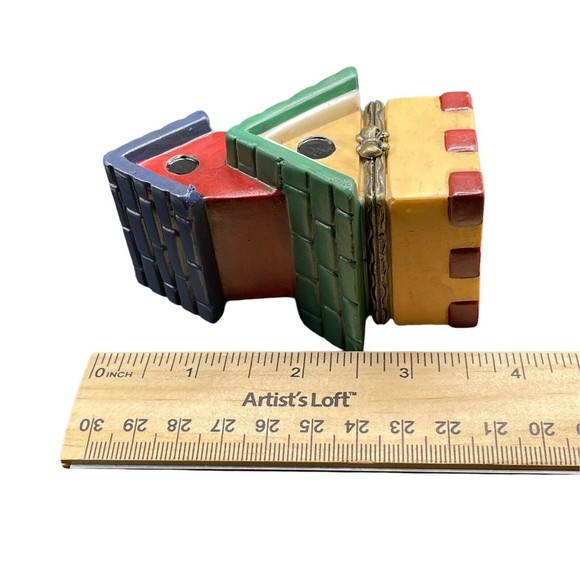 Vintage Tender Heart Treasures Ltd Bird House Hinged Lid Trinket Box 1998 - Picture 8 of 10